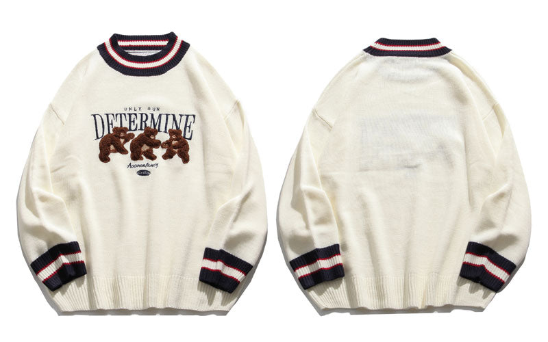 "Determined" Unisex Men Women Streetwear Graphic Sweater