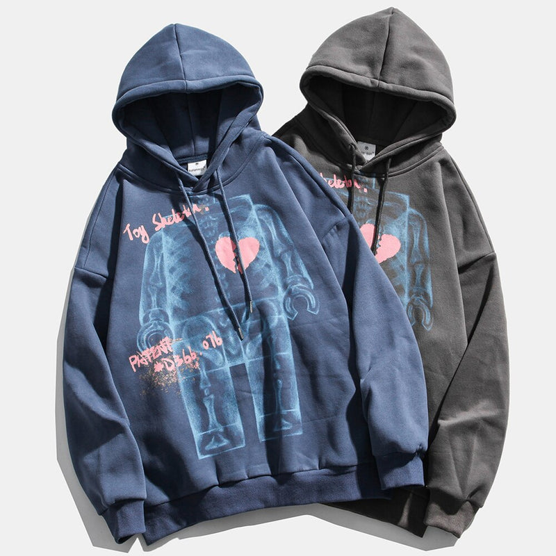 "Toy Builder" Graphic Unisex Streetwear Vintage Women Men Y2K Hoodie