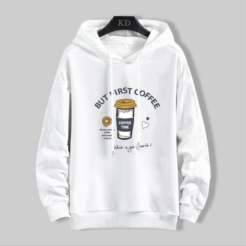 "Best Coffee" Unisex Men Women Streetwear Graphic Hoodie