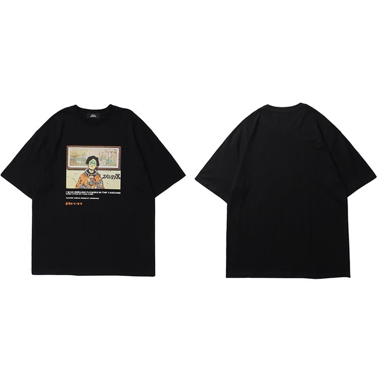 "On The Wall" Unisex Men Women Streetwear Graphic T-Shirt