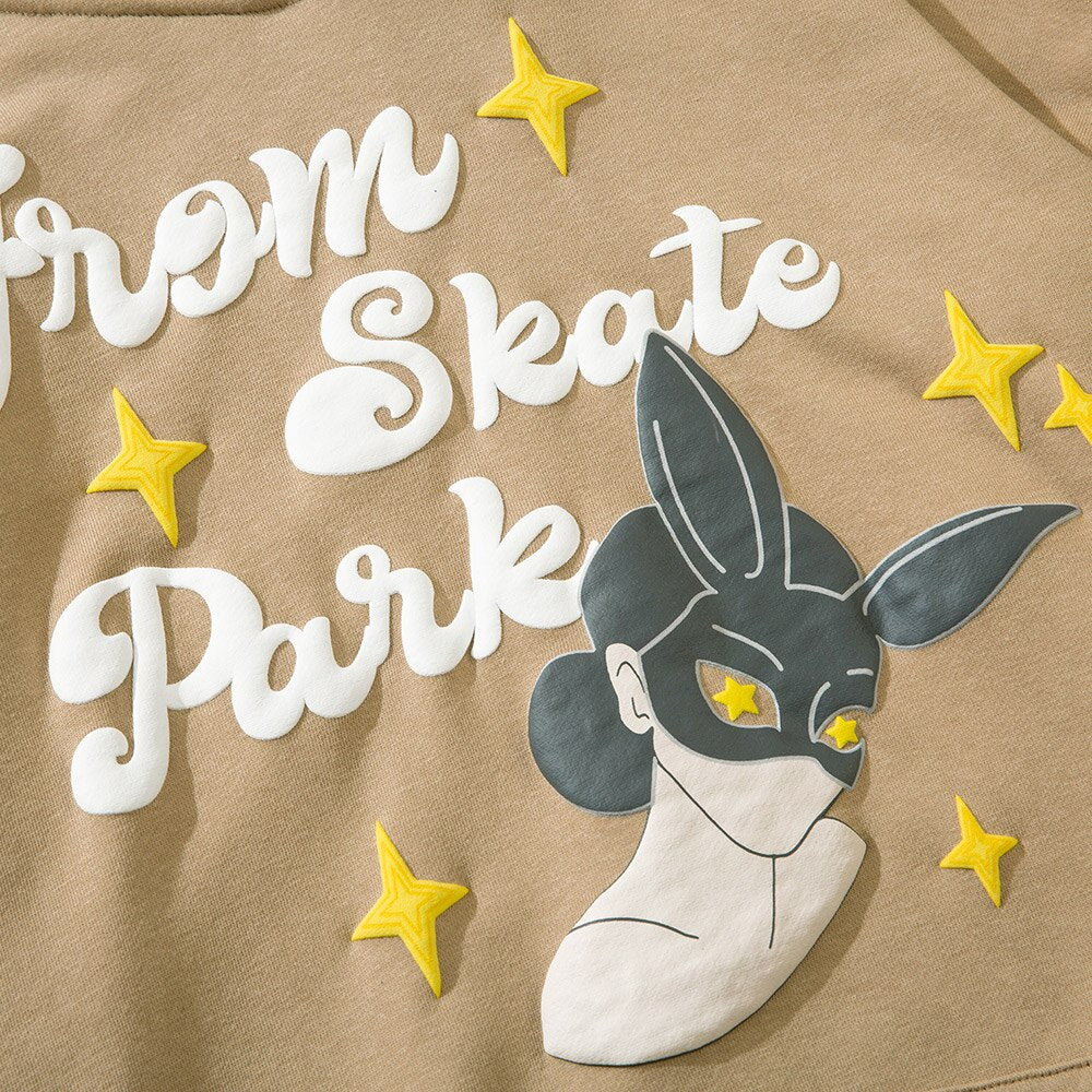 "Mask Off" Graphic Unisex Streetwear Vintage Women Men Y2K Hoodie