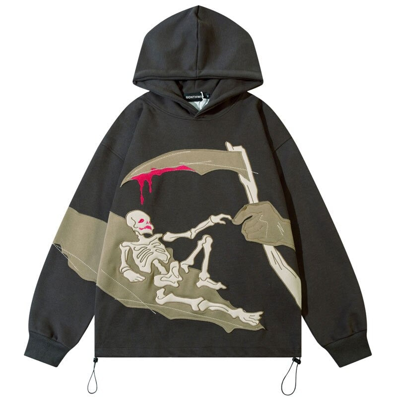 "Flatted Out" Unisex Men Women Streetwear Graphic Hoodie