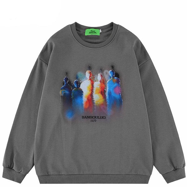 "Taste The Rainbow" Graphic Unisex Streetwear Women Men Sweatshirt