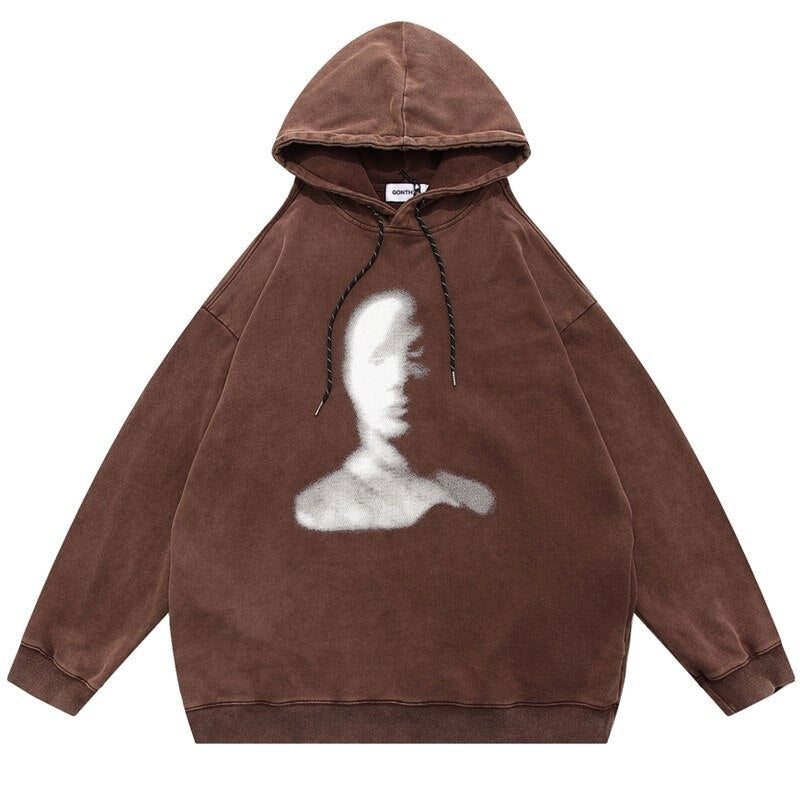 "Ghost Face" Graphic Unisex Streetwear Women Men Y2K Hoodie