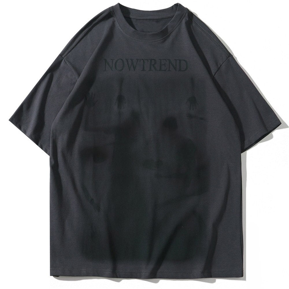 "Sandy Ghost" Graphic Unisex Streetwear Vintage Women Men Y2K T-Shirt