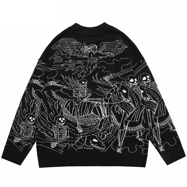 "Dead Army" Unisex Men Women Streetwear Graphic Sweater