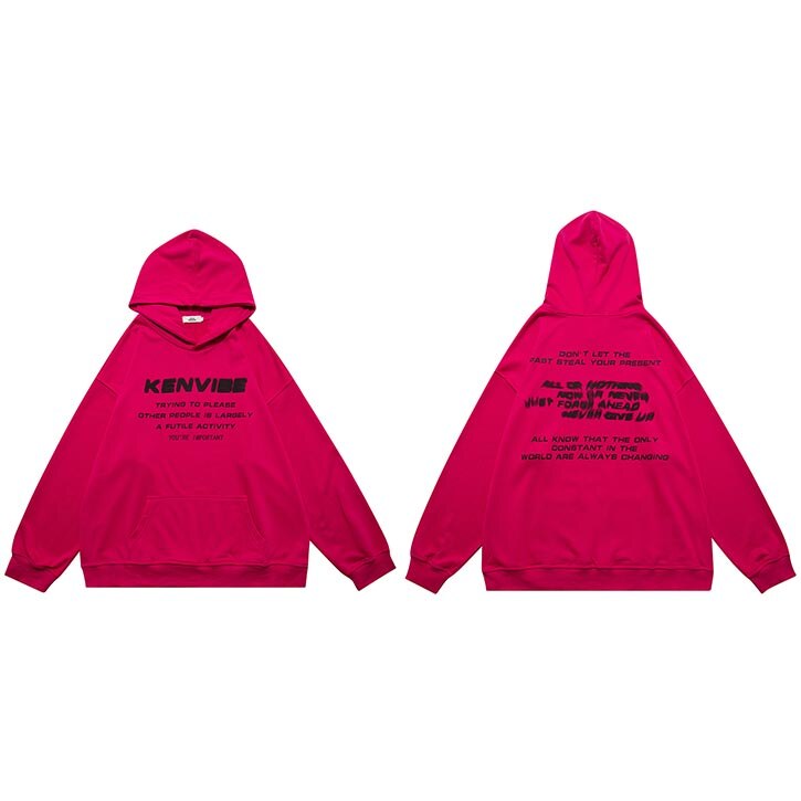 "Right Vibes" Graphic Unisex Streetwear Vintage Women Men Y2K Hoodie