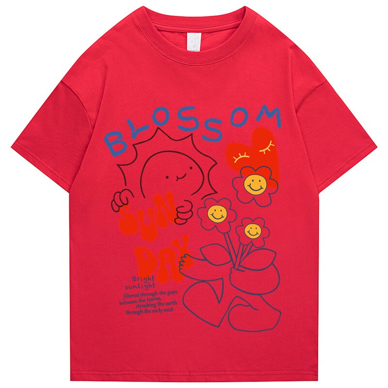 "Blossom" Men Women Streetwear Unisex Graphic T-Shirt