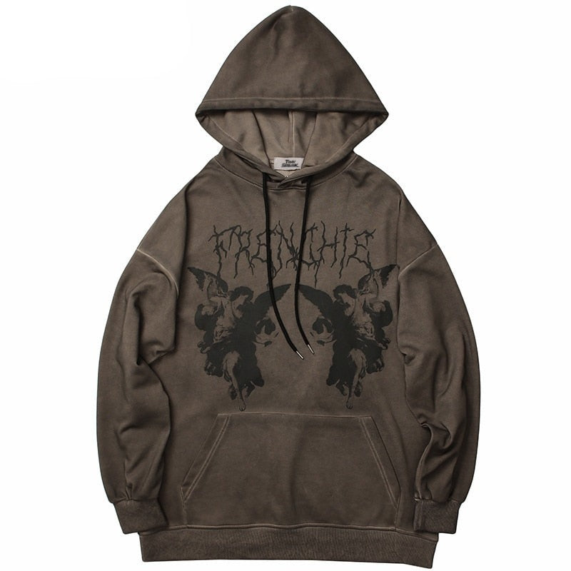 "Dark Angel" Unisex Men Women Streetwear Graphic Hoodie
