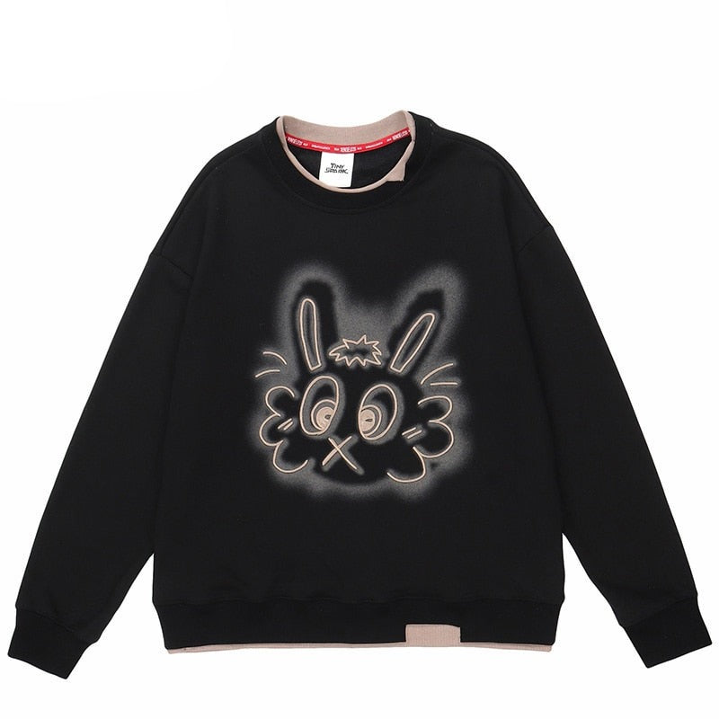 "Big Ears" Unisex Men Women Streetwear Graphic Sweater
