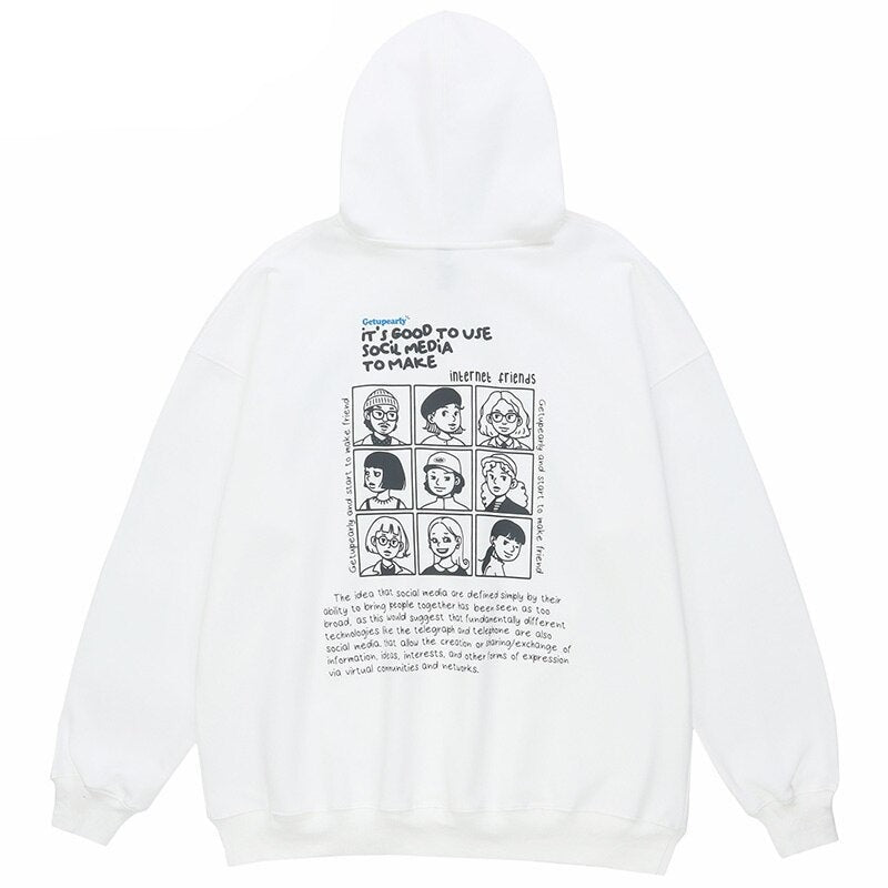 "Cold Calling" Unisex Men Women Streetwear Graphic Hoodie