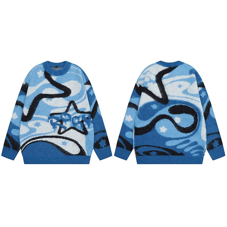 "Rock Bottom" Graphic Unisex Streetwear Vintage Women Men Y2K Sweater
