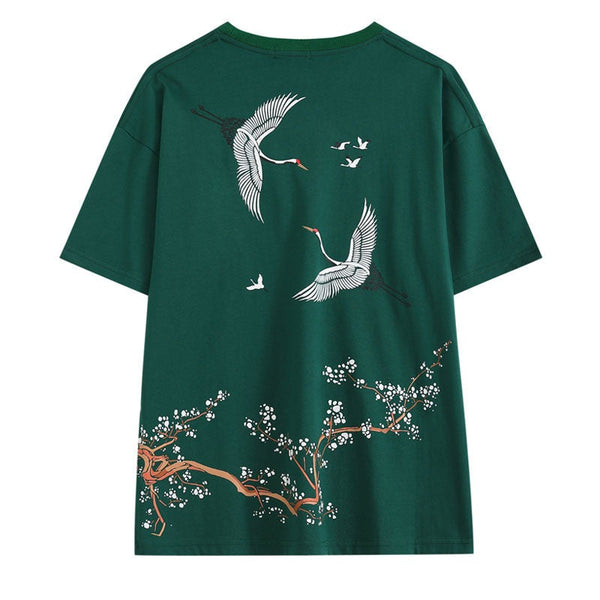 "Garden Time" Graphic Unisex Streetwear Women Men Y2K T-Shirt