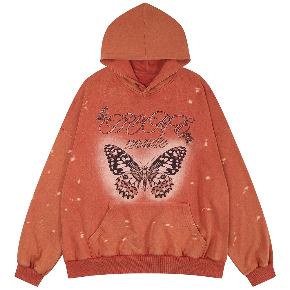 "Simple" Graphic Unisex Streetwear Vintage Women Men Y2K Hoodie