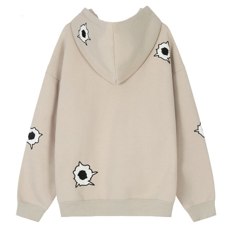"Missed Dots" Graphic Unisex Streetwear Vintage Women Men Y2K Hoodie