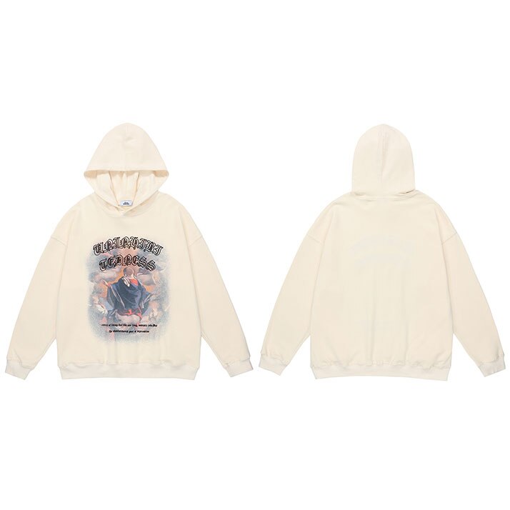 "Alone In The Corner" Unisex Men Women Streetwear Graphic Hoodie