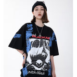 "Blue Air" Unisex Men Women Streetwear Graphic T-Shirt