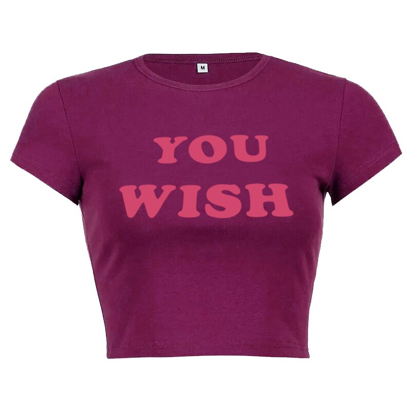 "Take A Wish" Graphic Unisex Streetwear Vintage Women Men Y2K T-Shirt