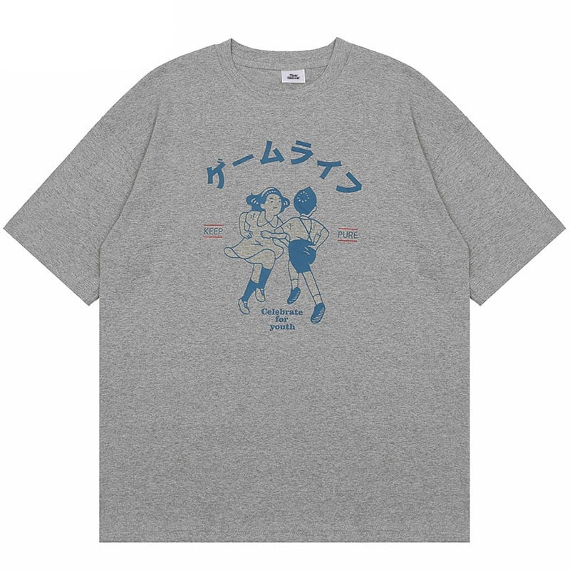 "Right Hand" Graphic Unisex Streetwear Vintage Women Men Y2K T-Shirt