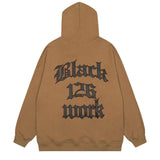 "Back To Work" Unisex Men Women Streetwear Graphic Hoodie