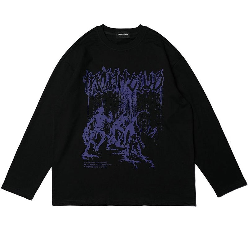 "Back 2 Life" Unisex Men Women Streetwear Graphic Sweatshirt