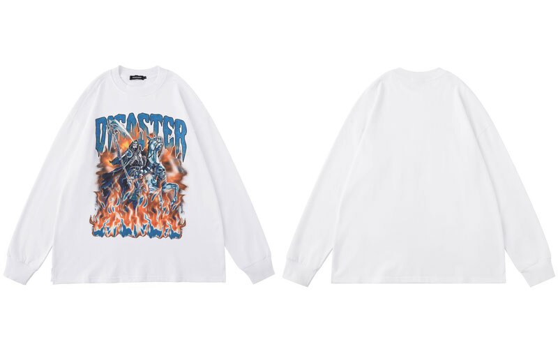 "Disaster" Unisex Men Women Streetwear Graphic Sweatshirt
