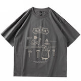 "The Kitchen Table" Graphic Unisex Streetwear Vintage Women Men Y2K T-Shirt