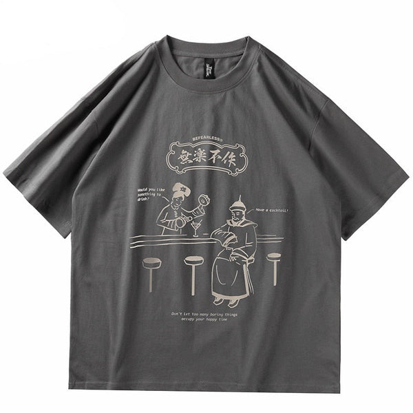 "The Kitchen Table" Graphic Unisex Streetwear Vintage Women Men Y2K T-Shirt