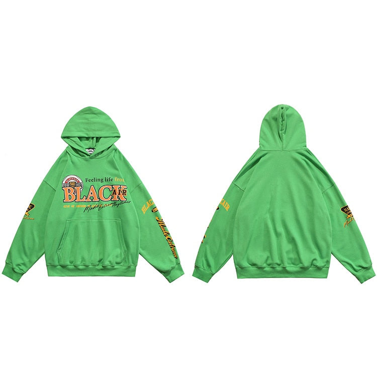 "Free Falling" Graphic Unisex Streetwear Women Men Y2K Hoodie
