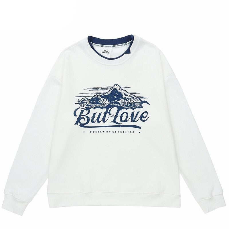 "Nothing Is Love" Graphic Unisex Streetwear Vintage Women Men Y2K Hoodie