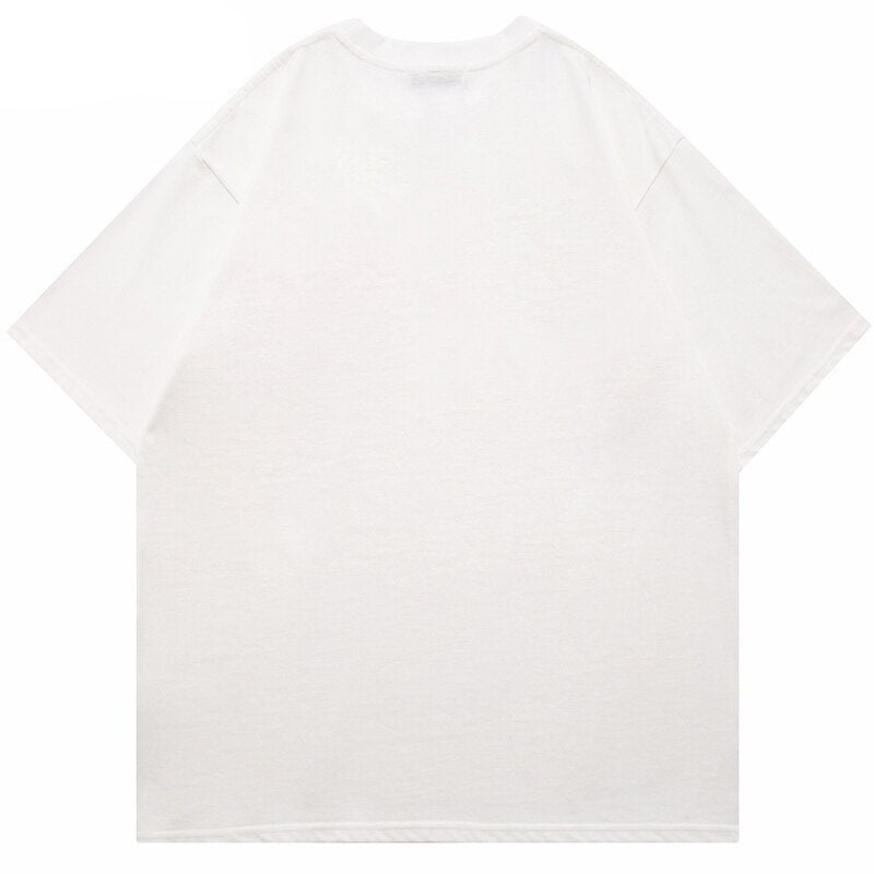 "Hand Print" Graphic Unisex Streetwear Women Men Y2K T-Shirt