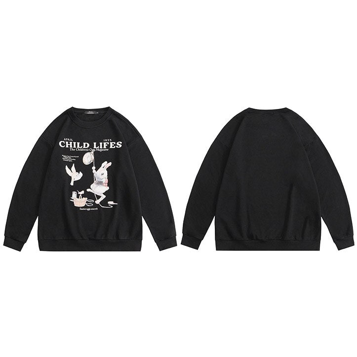 "Children Lies" Unisex Men Women Streetwear Graphic Sweatshirt