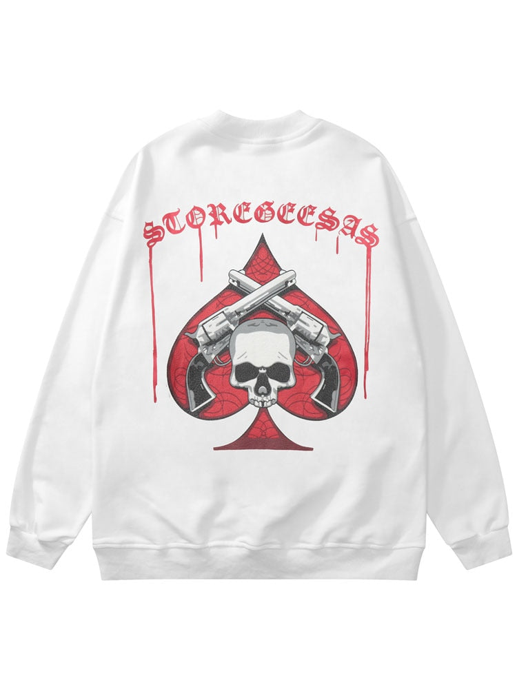 "Twin Target" Graphic Unisex Streetwear Vintage Women Men Y2K Sweatshirt