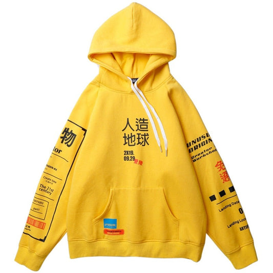 "Tokyo King" Graphic Unisex Streetwear Vintage Women Men Y2K Hoodie