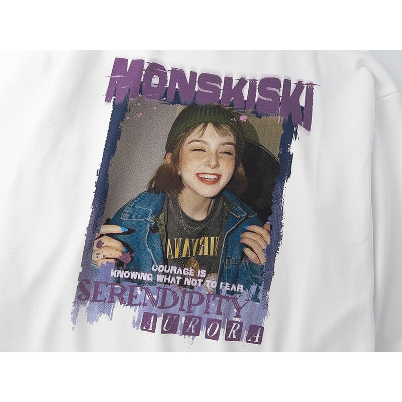 "Misunderstanding" Graphic Unisex Streetwear Vintage Women Men Y2K Hoodie