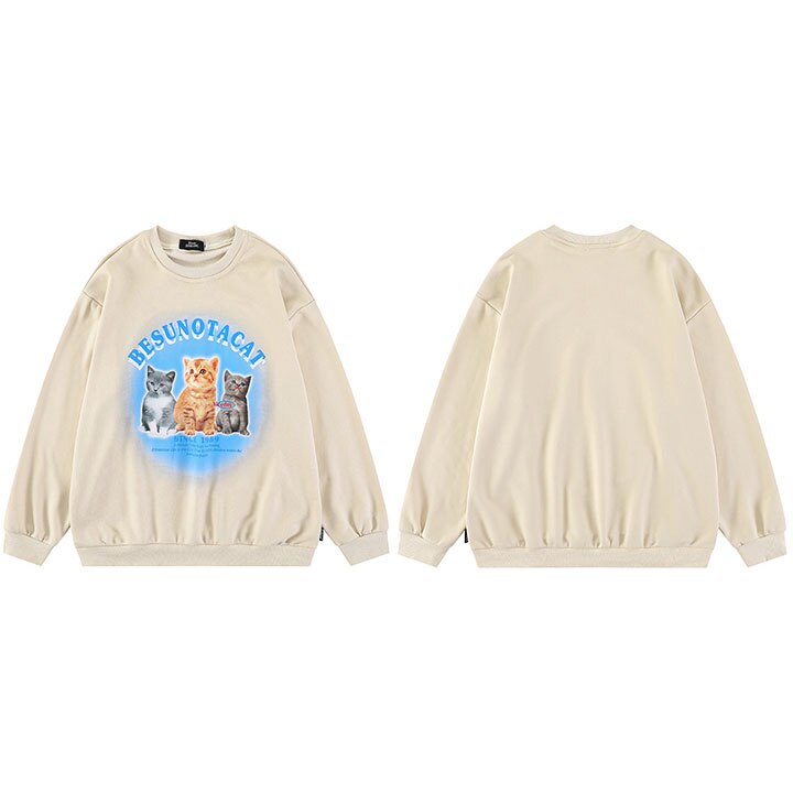 "Big Family" Graphic Unisex Streetwear Vintage Women Men Y2K Sweatshirt
