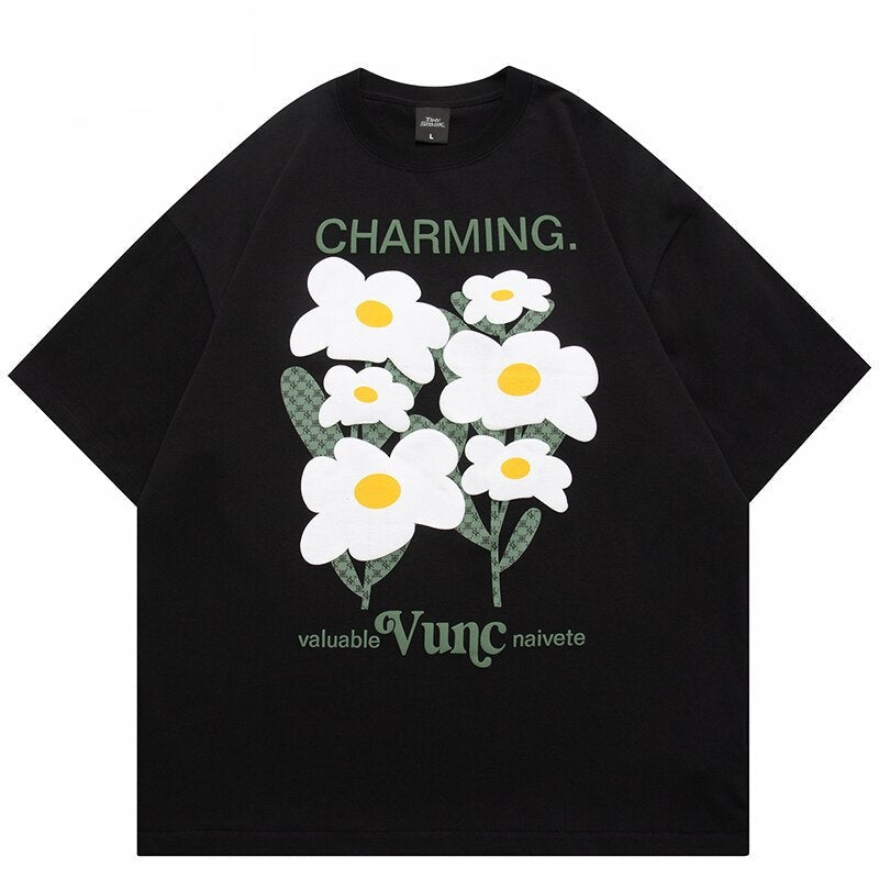 "Charming" Unisex Men Women Streetwear Graphic T-Shirt