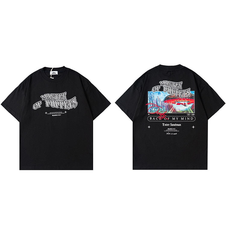 "Mind Scanner" Graphic Unisex Streetwear Vintage Women Men Y2K T-Shirt