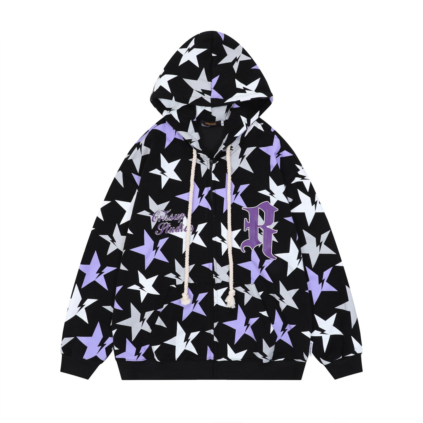 "Star Girl" Graphic Unisex Streetwear Vintage Women Men Y2K Hoodie