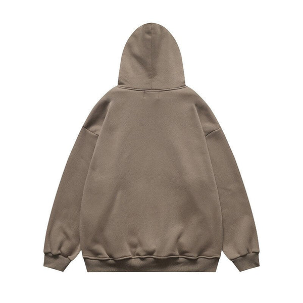 "Grey Heart" Graphic Unisex Streetwear Women Men Y2K Hoodie