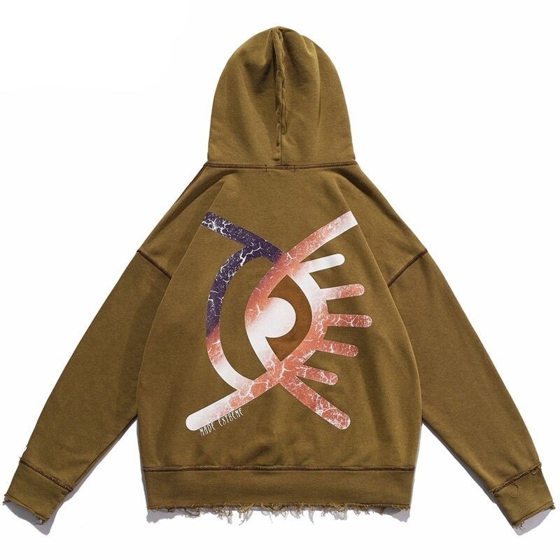 "All Seeing Eye" Unisex Men Women Streetwear Graphic Hoodie