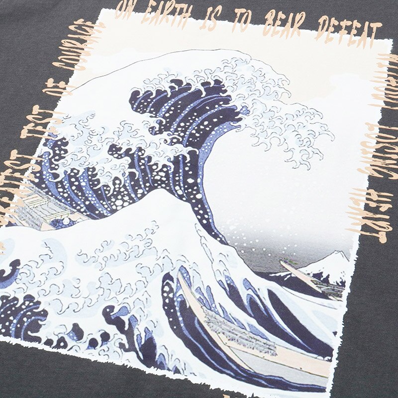 "Ocean Waves" Graphic Unisex Streetwear Vintage Women Men Y2K T-Shirt