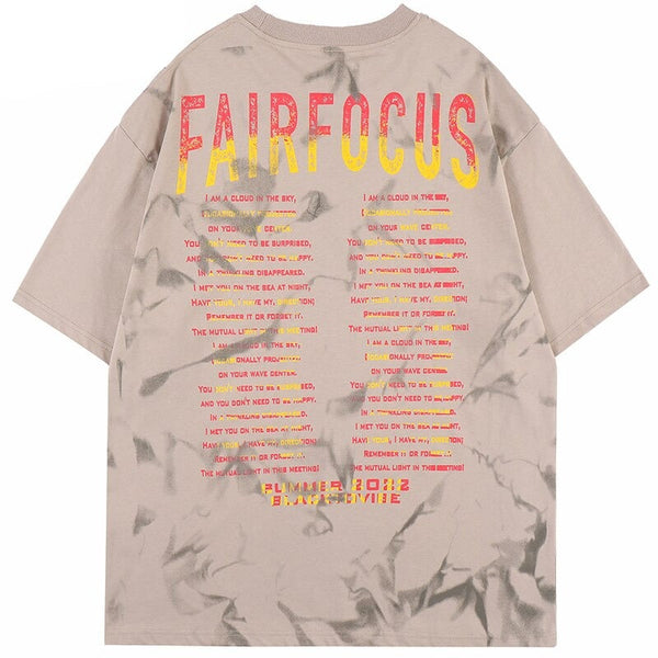 "Straight Focus" Graphic Unisex Streetwear Vintage Women Men Y2K T-Shirt
