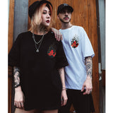 "One Eye Open" Graphic Unisex Streetwear Vintage Women Men Y2K T-Shirt