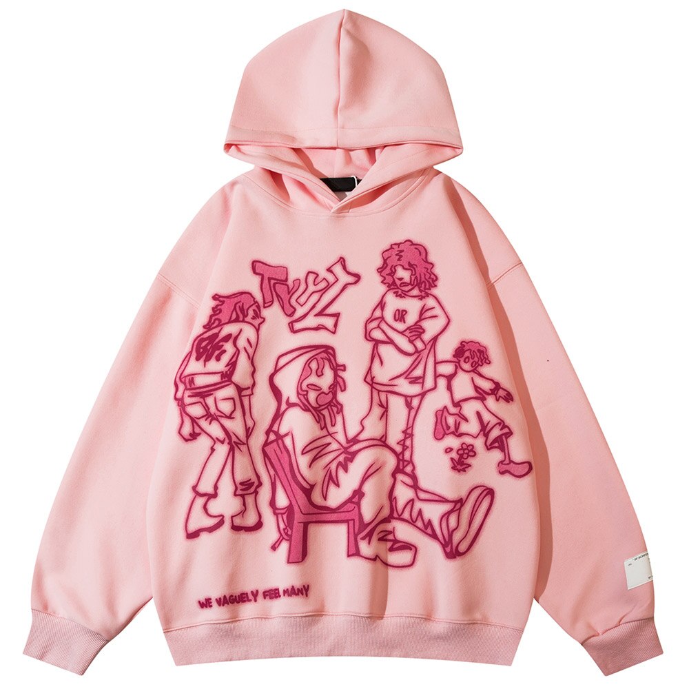 Dark gothic hoodie with retro Y2K spirit, heavyweight feel and durable stitching, a versatile piece for skate, alt, and urban outfits all season.