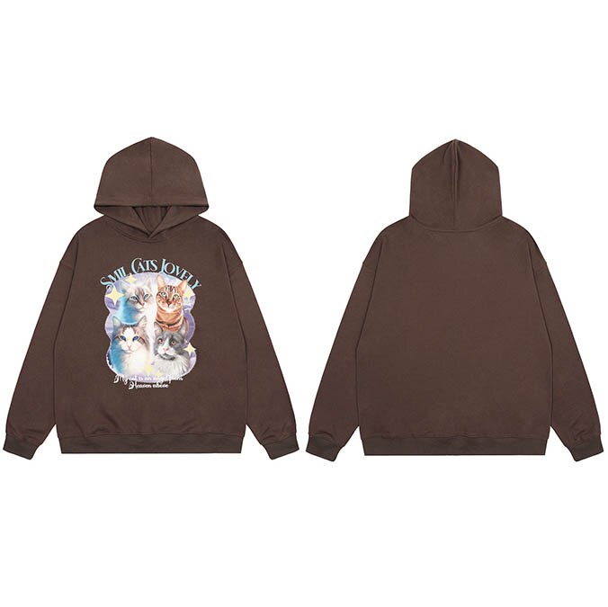"Welcome Home" Graphic Unisex Streetwear Vintage Women Men Y2K Hoodie