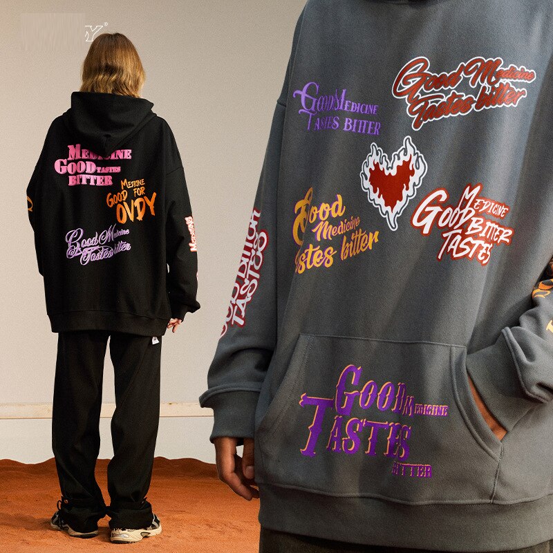 "Good Taste" Graphic Unisex Streetwear Women Men Y2K Hoodie