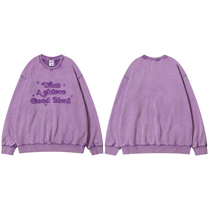 "Achieve Everything" Unisex Men Women Streetwear Graphic Sweatshirt