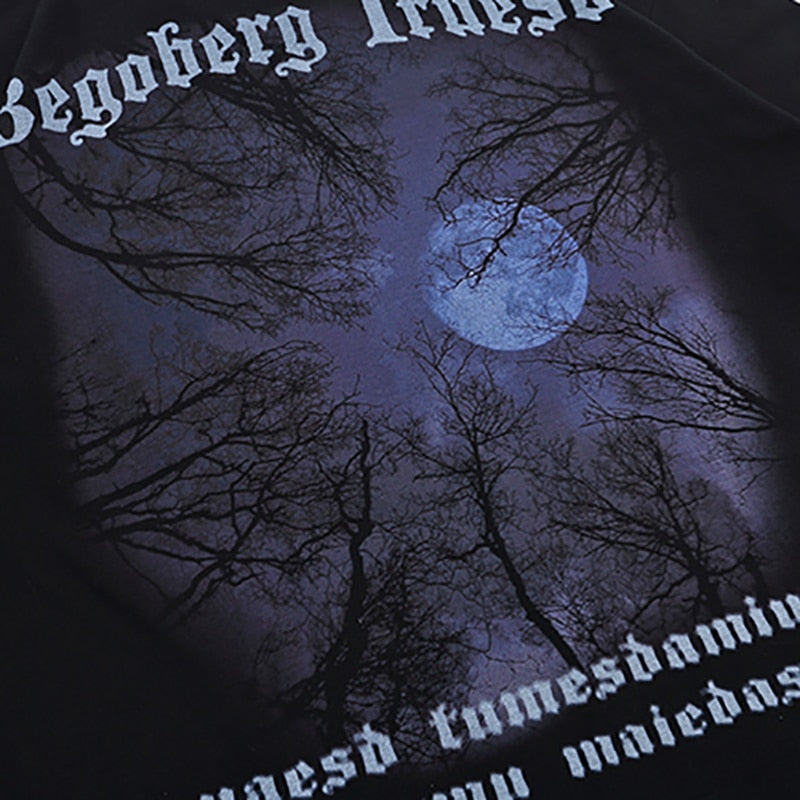"Mid-Day" Graphic Unisex Streetwear Vintage Women Men Y2K T-Shirt