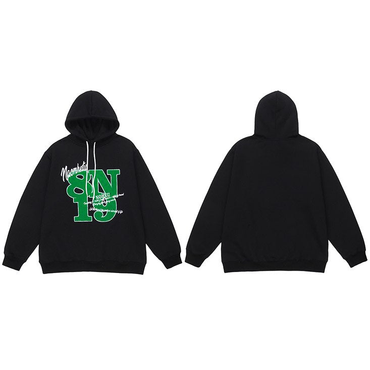 "Player 89" Graphic Unisex Streetwear Vintage Women Men Y2K Hoodie